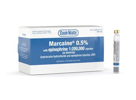 marcaine with epinephrine dental